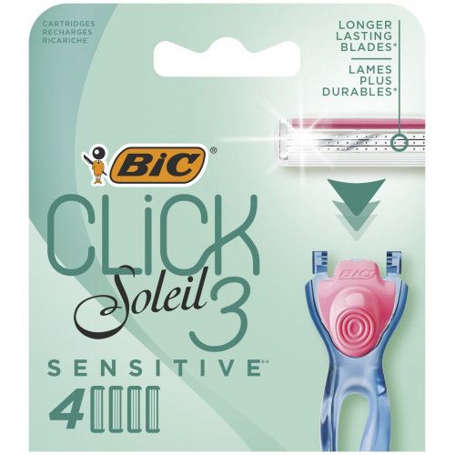 BIC Soleil Click Sensitive (4 cassettes) THREE BLades