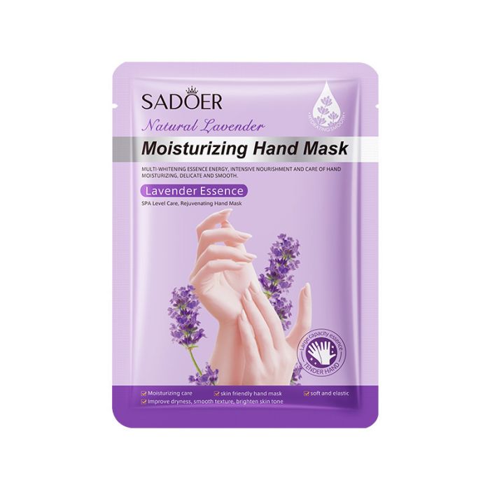 SADOER Natural lavander moisturizing moisturizing hand mask, 35 g