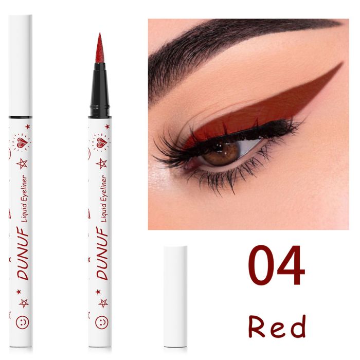 Color Waterproof Eyeliner DUNUF Liquid liner 04