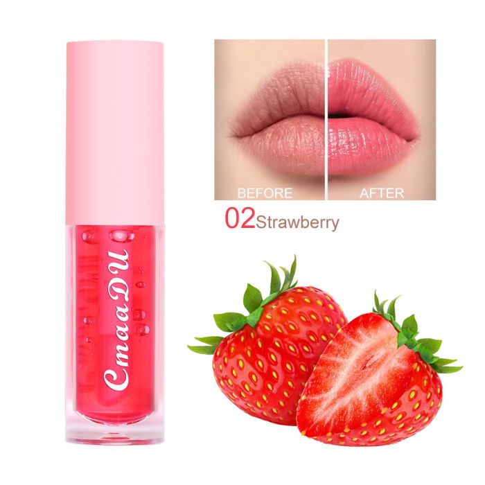 Color Changing Lip Oil CmaaDu 02 Strawberry