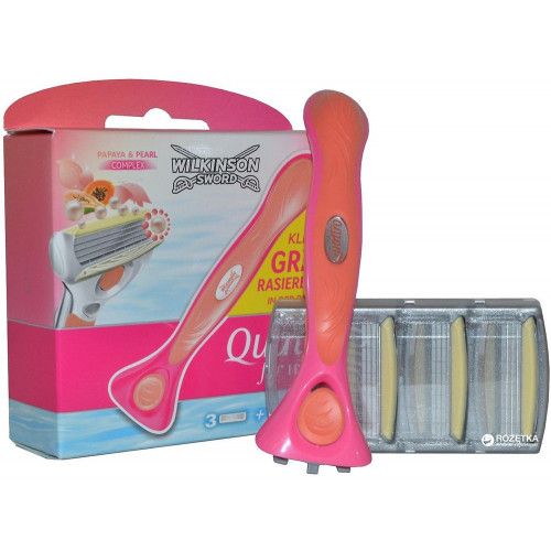 Schick QUTTRO for Women (Trimmer + 3 cassettes)