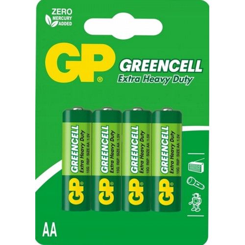 GP Greencell AA ( 4pcs ) R6 BL4 15G-2CR4 *18*