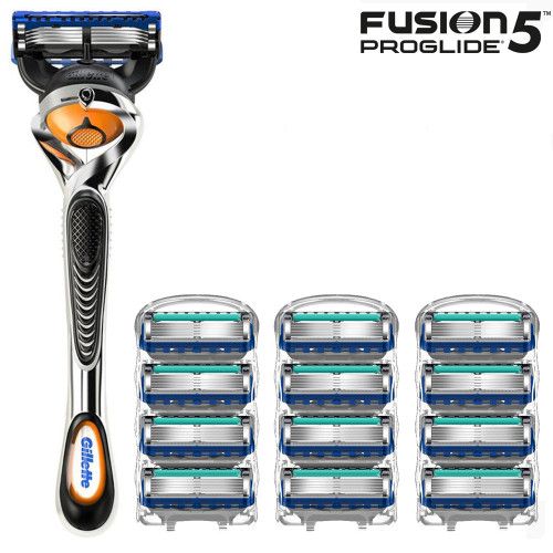 Gillette FUSION Proglide Flexball machine (machine + 12 cassettes)