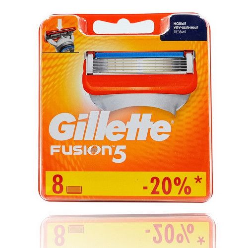 Gillette FUSION (8pcs) RusPack orig