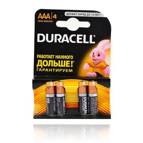 Duracell AAA batteries (4pcs)