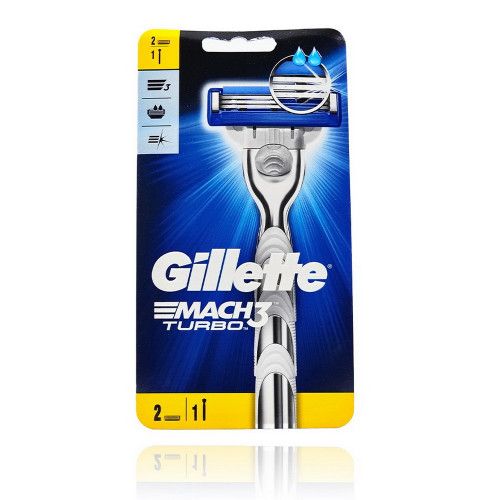 Gillette machine Mach 3 Turbo (machine + 2 cassettes)