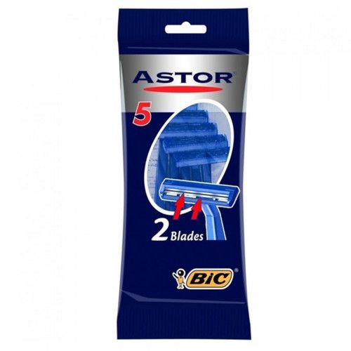 Astor 2 disposable looms for normal skin (pack of 5 pcs)(blue)