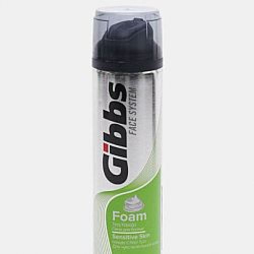 GIBBS Shaving Foam 200ml. Sensitiv (white)