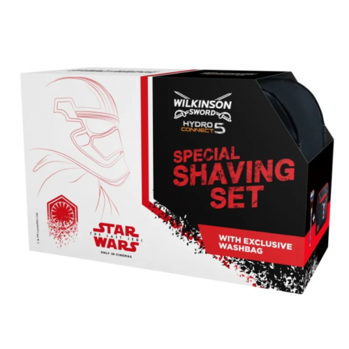 Wilkinson Special Rasur Set Star Wars (machine Hydro-5 +2cassettes. + gel d/b 200ml. + cosmetic bag