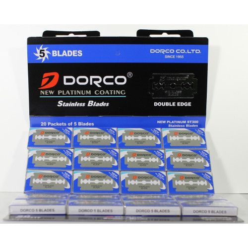 Dorco ST300-5P Platinum (double-sided blades) (1 sheet - 20 packs/5 blades)