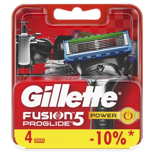 Gillette FUSION Power ProGlide (4pcs) RusPack orig