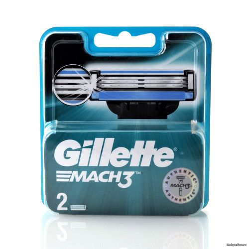 Gillette Mach3 (2pcs) RusPack orig (plastic)