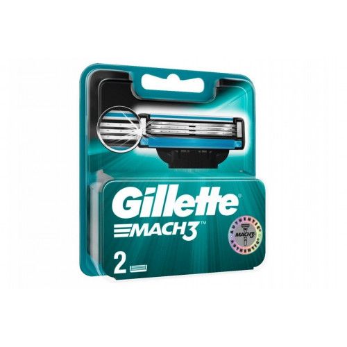 Gillette Mach3 (2pcs) RusPack orig (plastic)