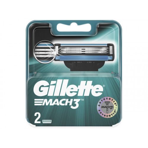 Gillette Mach3 (2pcs) RusPack orig (plastic)