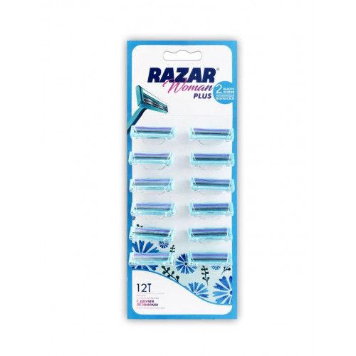 Disposable RAZAR 2 PLUS Woman (12pcs) (on sheet)