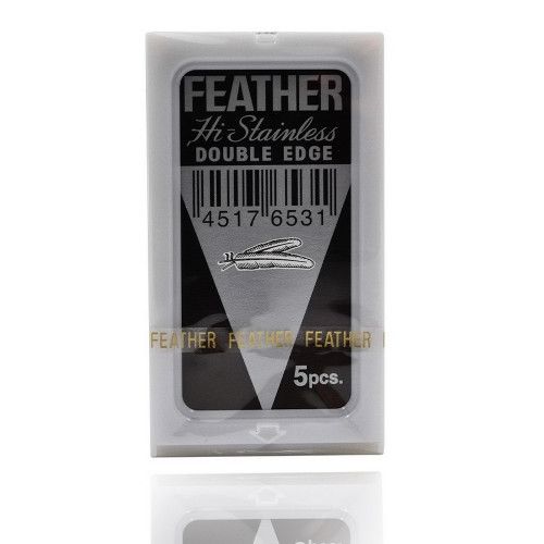 FEATHER Classic Blades HI Stainless Platinum (1 block * 20 packs * 5 blades)