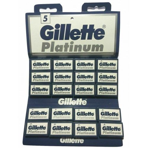 Classic Blades Gillette ТRubieУ Platinum (1 sheet * 20 packs * 5 blades)