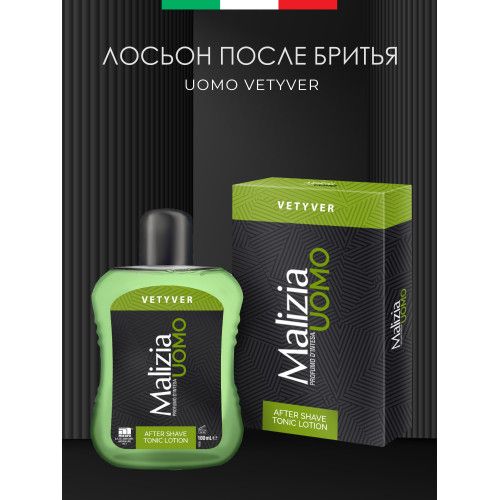 Malizia aftershave VETYVER 100ml