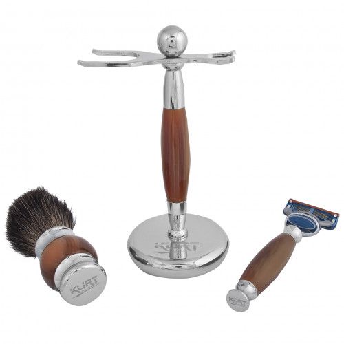 KURT shaving set Fusion shaving bar + anointing + stand (K80002S)