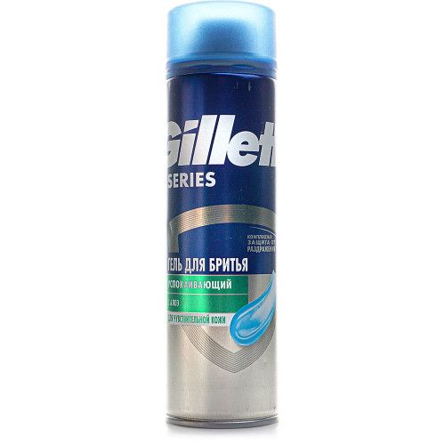 Gillette shaving gel 200 ml. Soothing with aloe